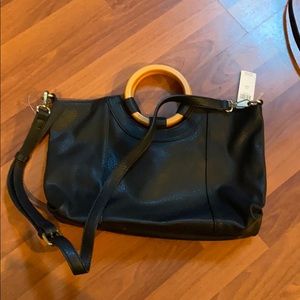 Black tote/crossbody bag
